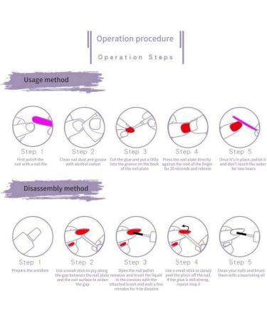 ciyeu 1Set Colourful French Gradient Nails Gradual Change Rhinestones Nails Full Cover Nail Tips - Buy Online on GoSupps.com