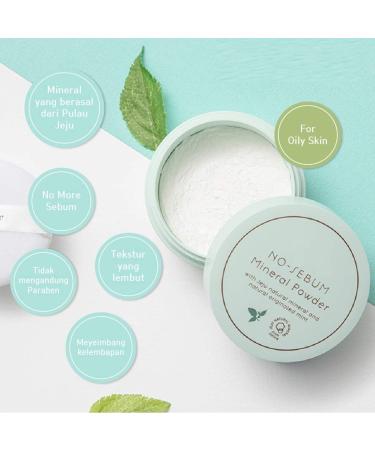 SoltreeBundle No Sebum Mineral Powder 5g + Oil Blotting Paper 50pcs Set - Korean Skincare - Buy Online on GoSupps.com