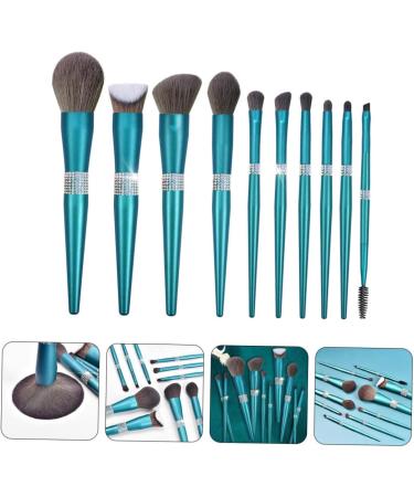 FRCOLOR 2 Sets Diamond Makeup Brush Cosmetic Eye Brush Makeup Brush for Girls Cosmetology Kit Women Makeup Supplies Eyeshadow Makeup Tools Miss Makeup Foundation Turquoise Artificial Fiber - Buy Online on GoSupps.com