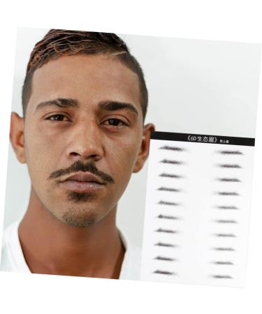 Beavorty Black Eyebrow 6 Sheets Pairs Waterproof Sticker Realistic Waterproof Imitation Eyebrows Cosmetic The Lazy Bionic - Buy Online on GoSupps.com
