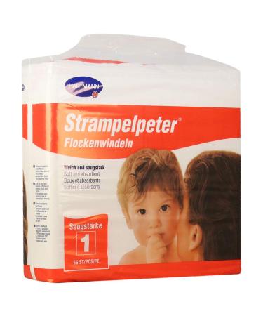 Strampelpeter flake diapers absorbency 1 56 pieces 56 pieces (1 pack)