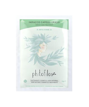 PHITOFILOS PHITOFILOS Ecological Henna Vegano ERB221 Greasy Hair Bag - 50 g