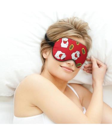 LynaRei Lucky Cat Sleeping Mask - Adjustable Strap, Happy Coin Design - Style-1 - Buy Online on GoSupps.com