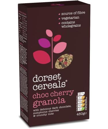 Dorset Cereals Chocolate & Cherry Granola |Cereal | High in Fibre |Vegetarian | 5 PACKS of 450g Chocolate & Cherry 450 g (Pack of 5) - Buy Online on GoSupps.com