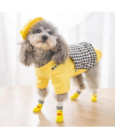 Hwtcjx 8 Pcs Paw Protector Dog Socks Paws Stop Licking Socks for Dogs Non-Slip Pet Socks Pet Socks with Rubber Non-Slip Warmth Anti-Scratch Suitable for Indoor Wear 30x75 mm (S/M) - Buy Online on GoSupps.com