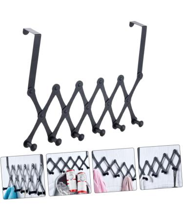 1pc Retractable Door Hook Towel Hooks Over Door Clothes Hanger Rack Metal Clothes Hanger Stretchable Clothes Hooks Over Door Rack Wall Coat Hanger Door Back Hanger Home Hook Robe - Buy Online on GoSupps.com