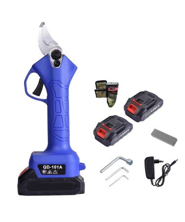 Cordless Electric Pruning Shears with 1 Pack Rechargeable 2Ah Lithium Battery Powered Tree Branch Pruner 25Mm Cutting Diameter 6-8 Working Small Gift