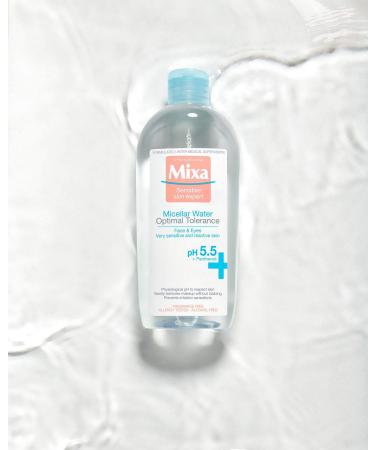 Mixa Micellar Water Optimum Tolerance 400ml - Gentle Cleansing for All Skin Types | International Shipping Available - Buy Online on GoSupps.com