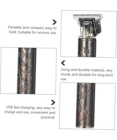 minkissy 1 Set Special Carving Clippers Professional Hair Trimmer Cordless Clippers Hair Grooming Trimmer Hair Grooming Clipper Men's Razor Electronic Component Wooden Electric Scissors Man - Buy Online on GoSupps.com