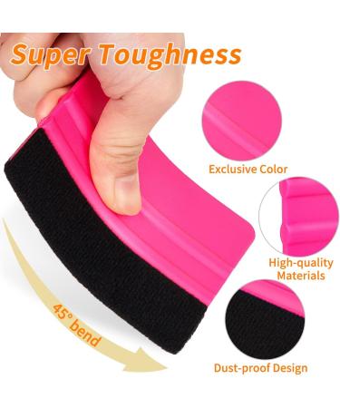 Squeegee for Vinyl - 2 Pack Felt Tool for Adhesive Vinyl, Cricut Scraper for Car Wrap, Sign Making, DIY Crafting - Buy Online on GoSupps.com