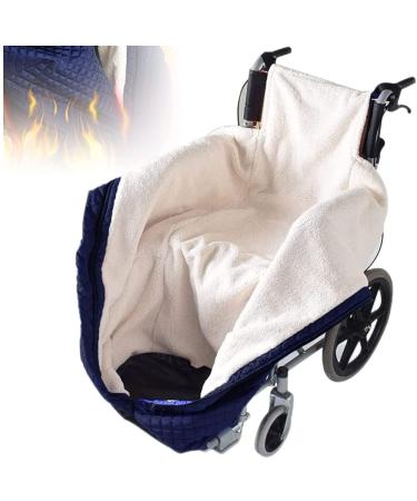 Wheelchair Warm Blanket Thicken Half Package Thermal Blanket Leggings Hot Pack Zipper Comfortable Wheelchair Warm Covers Blanket Bag Warmfor The Aged Patient