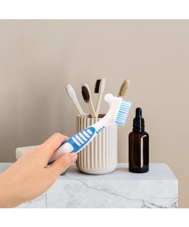 Buy Healvian Prosthesis Brush 2 Sets of Prosthesis Toothbrushes & Mini Cleaner for Effective Prosthesis Care | International Shipping Available - Buy Online on GoSupps.com