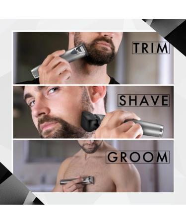 Wahl Canada Lithium-Ion Stainless Steel Multigroomer All in one grooming kit Use the T Blade trimmer head for beard & touch up trims dual shaver trim hard reach ear nose areas - Model 3114 Hair Trimming Kit - Buy Online on GoSupps.com