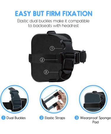 Shop Ansta Baby Car Mirror - 100% Break-Proof 360 Adjustable Wide Angle Back Seat Rear View Mirror for Safe Travel - Buy Online on GoSupps.com