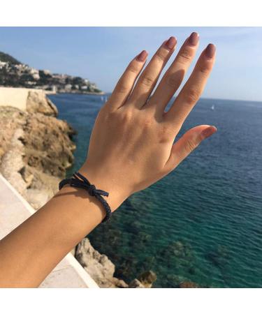 Black Braided Hair Ties - 5 Piece Set for Ultimate Hold | Classic Black Rubber Bands for Women Girls & Men - Durable & Stylish - Buy Online on GoSupps.com