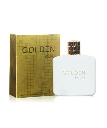 Golden Hours Sensual Woody Fragrance for Men | Long Lasting Cologne Aromatic Scent Eau de Parfum Natural Spray - Great Holiday Gift 3.4 Fl Oz/100 Ml
