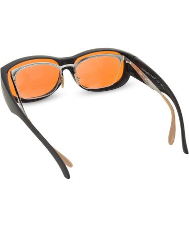99.9% Blue Light Blocking Glasses for Sleep - Amber Nighttime Eyewear - Transform Prescription & Reading Glasses into Blue Blockers - Buy Online on GoSupps.com