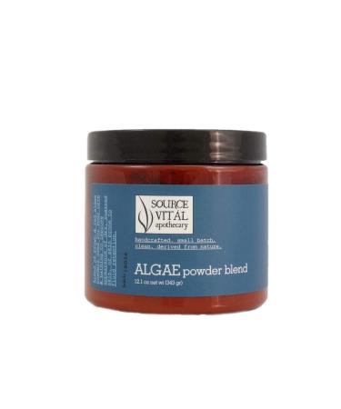 Algae Powder Blend by Source Vit l Apothecary | Bath Soak for Dry Skin and Fluid Retention | for Renewal and Balanced Skin | Laminaria and Calcareum | 12.1 oz.