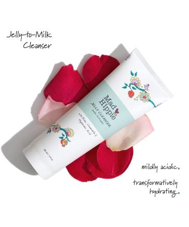 Mad Hippie Jelly Cleanser 4oz - Vegan Hydrating Face Wash with Hyaluronic Acid for Normal/Dry Skin - Removes Makeup & Sunscreen - Natural Plant Based Ingredients - Buy Online on GoSupps.com