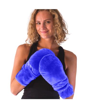 Microwavable Mittens and Heated Gloves for Arthritis Hands  Hand Warmers for Arthritis Using Moist Heat Therapy  Pain Relief for Raynaud's, Stiff Fingers & Carpal Tunnel (Blue Sapphire)