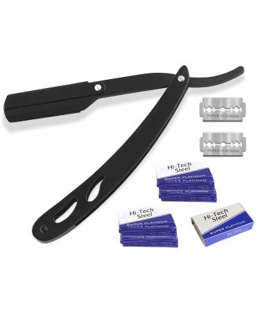 Razor replacement blade set including 200 razor blades for a close shave (razor + 200 replacement blades) 201-piece set
