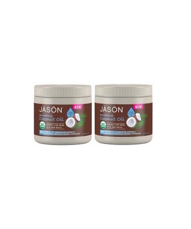 Jason Smoothing Coconut Oil 15 fl oz - 2pc | Premium Natural Hair & Skin Care - Buy Internationally - Buy Online on GoSupps.com