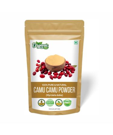 Organic Zing Camu Camu Powder | Vegan & Gluten-Free Superfood | Raw Pure & Natural | Ideal for Smoothies Juices & DIY Blends 227g / 8 Oz