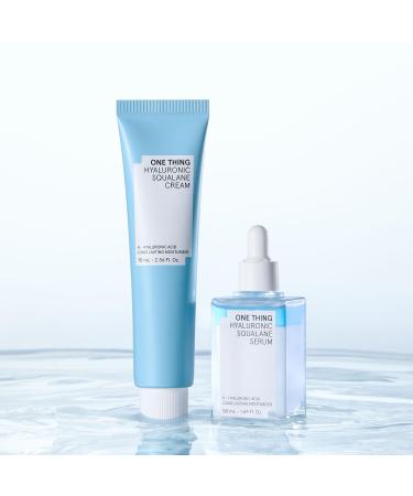 ONE THING Hyaluronic Squalane Serum&Cream Korean Skincare Hyaluronic Acid Moisturizing Oil-moisture Balance Moisture Inner Dry - Buy Online on GoSupps.com