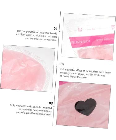 Beavorty 4 Pairs wax gloves paraffin bath liner gloves wax care insulated mitten Wax Hand Cover Beauty Hand Wax Cover Hand Feet Wax Cover feet care kit Paraffin Wax foot bath mat - Buy Online on GoSupps.com