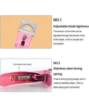 SVAASA Nail Clippers Professional U One Word Clippers Nail Art Clipper Cutter UV Gel False Nail Tips Edge Cutters Stainless Steel Manicure Tool - Buy Online on GoSupps.com
