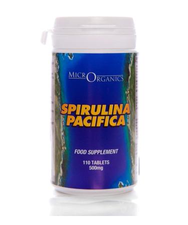 MicrOrganics Spirulina Pacifica -110 Tablets - 500mg
