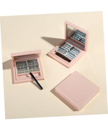 FOMIYES 4 Pcs Highlighters Lip Balm Containers Pink Makeup Empty Eye Shadow Pallet Lipstick Cosmetic Compact 1 count (Pack of 1) Pinkx2pcs - Buy Online on GoSupps.com