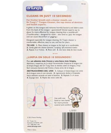 TUNGS Stainless Steel Tongue Cleaner - Optimal Oral Hygiene Tool (1 Pc) for Fresh Breath & Healthy Mouth - Buy Online on GoSupps.com