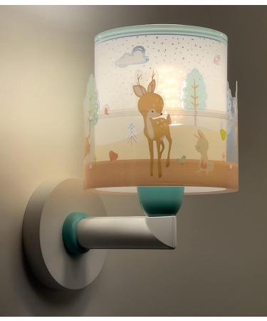 Dalber Children's Wall Lamp - Stylish Pink Cloud & Deer Design for Kids' Rooms | E27 | 61279 - Buy Online on GoSupps.com