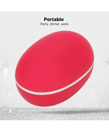 ZJchao Flat Top Makeup Brush Goose Egg Shaped Clean Pores Single Flat Top Brush Soft Application Ergonomic Design Non-Slip With Cover Long Service Life Lightweight Perfect Gifts - Buy Online on GoSupps.com