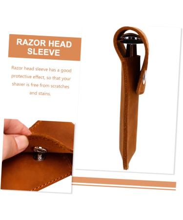 Fomiyes Men's Razor Case - Travel Leather Organizer for Razors | 2-Piece Set - Buy Online on GoSupps.com