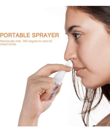 FOMIYES 10ml White Empty Plastic Nasal Spray Bottles Pump Sprayer Mist Nose Spray Refillable Bottle for Saline Water Wash Applications Pack of 20 Pump Bottles - Buy Online on GoSupps.com