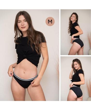 Noblood Period Underwear - Washable & Eco-Friendly Menstruation Briefs Absorbent Cotton Sizes XXS to 3XL 2-3 Tampon Capacity - Buy Online on GoSupps.com