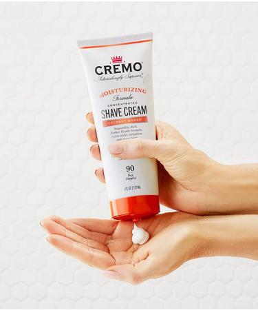 Cremo Coconut Mango Moisturizing Shave Cream - 6 Fl Oz (2 Pack) - Buy Online on GoSupps.com