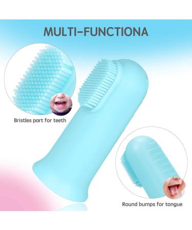 Jochebed Baby Finger Toothbrush for Training Teething - Set of 3 | Infant & Toddler Teeth Brush for Healthy Oral Habits - Buy Online on GoSupps.com
