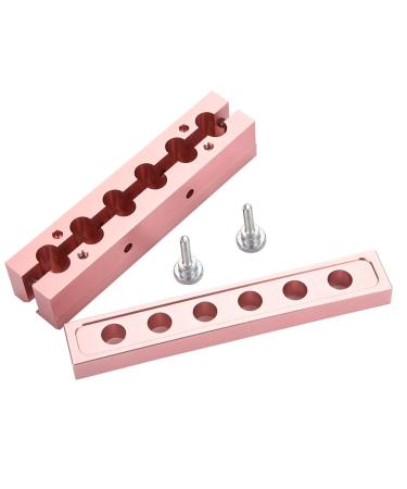 FILFEEL Professional Lipstick Mold - DIY Aluminum Alloy for Lip Balm - 6 Holes Rose Gold | eCommerce International Shipping - Buy Online on GoSupps.com