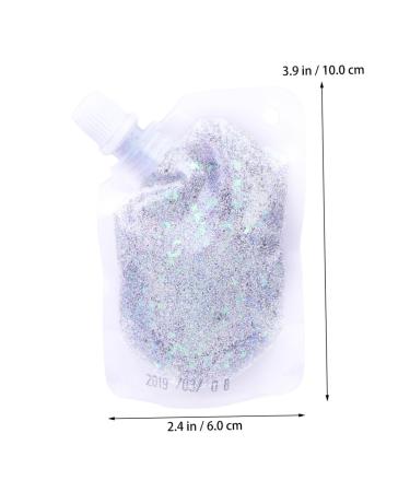 POPETPOP Glitter Gel 2pcs - Face & Body Sequin Gel Diamond Nail Glitter Flakes 0.04 Ounce Pack | International Shipping - Buy Online on GoSupps.com