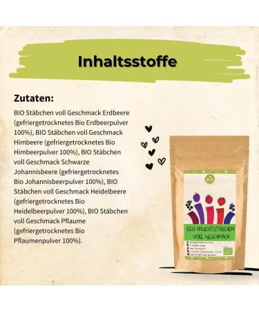  HELPA HELPA BIO Fruits Roses Flavour Healthy Snack Organic Natural Foods Fruits Strawberries Raspberries Berries Prunes Blackcurrant 100% Freeze-dried Fruits - Buy Online on GoSupps.com