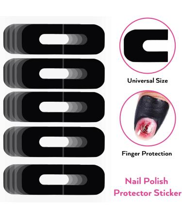 Ipetboom 100 Sheets Nail Protector-Nail Polish Protector For Fingers Skin Cuticle Protector For French Nail Stickers Stamp Painting Manicure Nail Art Supplies Accessories Design Diy - Buy Online on GoSupps.com