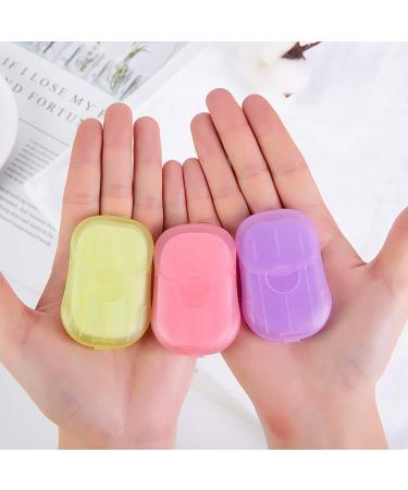 Tankerstreet 12-Piece Portable Soap Leaves - 240 One-Way Paper Soap Sheets for Camping Hiking Travel - Eco-Friendly Plastic Box (6 Colors) - Buy Online on GoSupps.com