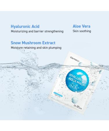 Buy DR.ORACLE Dermasys Hyaluronic Aqua Mask - 5 Pack Moisturizing with HA & Aloe Vera for Intense Hydration | International Shipping Available - Buy Online on GoSupps.com