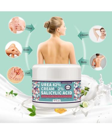 DMQ 42% Urea Foot Cream Moisturizing Cracked Heel Repair Cream for Feet and Hand Hard Skin Remover Foot Cream Deep Moisturizing Callus Remover Nourishes Soften for Body Feet Knees and Hand - Buy Online on GoSupps.com
