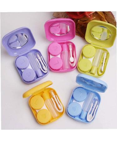 Onsinic Portable Contact Lens Travel Kit - Eye Care Case & Container for Easy Storage (Purple) - Buy Online on GoSupps.com