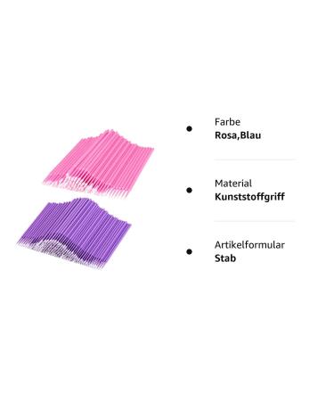 200 Microbursten Eyelashes for Extensions | Disposable Lash Tools & Adhesive Remover - Perfect for Makeup & Hygiene - Buy Online on GoSupps.com