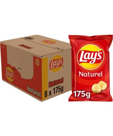 Lay's Naturelle 8 x 175 g - Buy Online on GoSupps.com